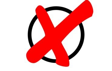 Wahlen Angekreuztes Wahlkästchen