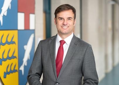 Landrat Zeno Danner im Landratsamt