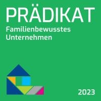 Logo Familienbewusstes Unternehmen 2023 Logo Familienbewusstes Unternehmen 2023