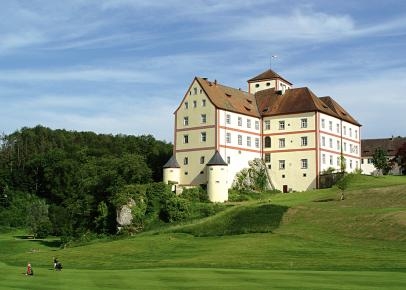 Schloss Langenstein bei Sonnenschein
