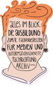 Illustration: Gesicht einer Frau mit Kurzhaarschnitt