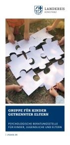 Titel Flyer Puzzelteile aus Papier