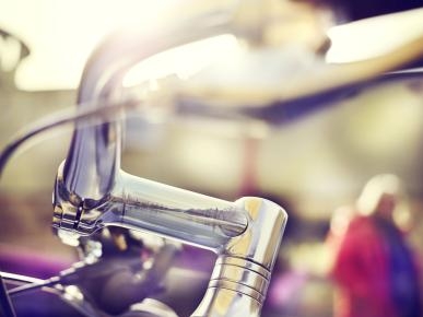 Nahaufnahme Farradlenker