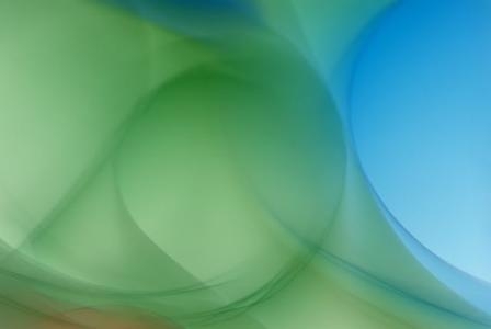 Grüne und blaue Luftschichten